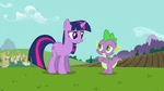 Twilight and Spike "she's bringing an important visitor" S03E10