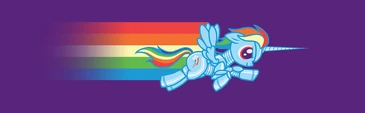 Rainbow Dash Robot Unicorn Atk by purplemerkle