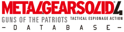 Metal Gear Solid 4 Database