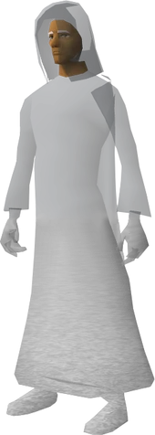 Ghostly robes equipped