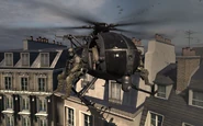 Littlebird in Paris MW3