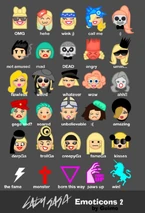 Little Monster Gaga Emoticons