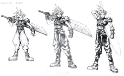 Cloud Strife Sketch