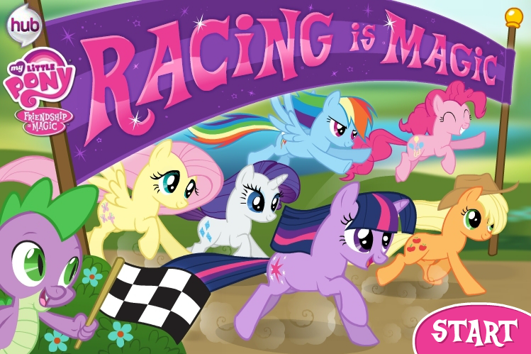Racing_is_Magic_title_screen_Hubworld