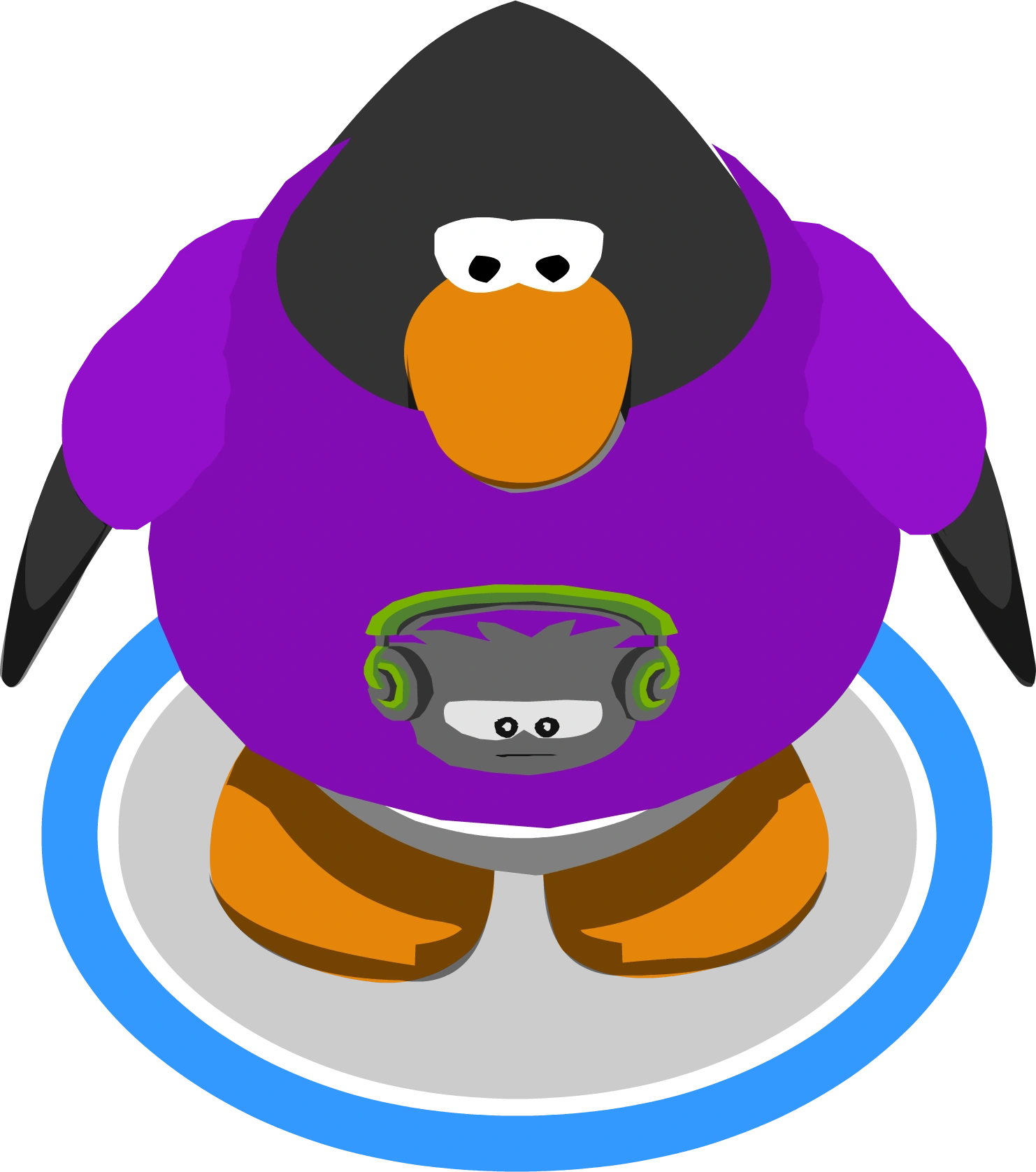 Dubstep Puffle T-Shirt ingame