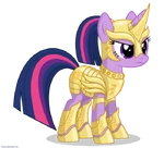 Twilight Sparkle armoured by artist-larsurus