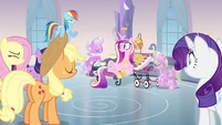 Princess Cadance crown in air S3E12
