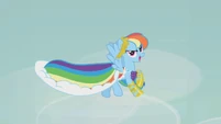 Rainbow Dash in gala dress S01E14