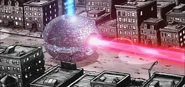 Technodrome attacking Turtle Prime