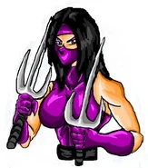 Mortal Kombat ll Arcade Art Mileena
