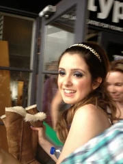 Laura at the meet and greet in Australia