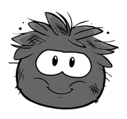 New Style Dirty Black Puff;e