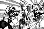 Kagura Counterattacking Erza