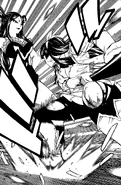 Kagura Charges in Front of Minerva