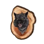 Mounted Wolf Head