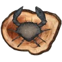 Mounted Mudcrab