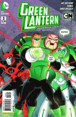 Cover for Green Lantern: The Animated Series #3