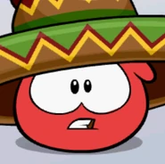 Red petted