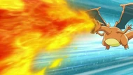 EP779 Charizard usando lanzallamas