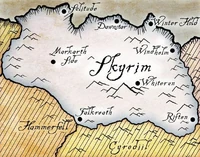 Skyrim map