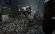 Grinch with gasmask Bag and Drag MW3