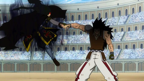 Gajeel Toma a Rogue