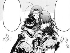 Maguro hugs his sisters
