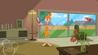 Candance as caveman