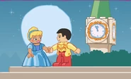 Cinderella dancing at the ball