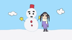 Azusa's snowman