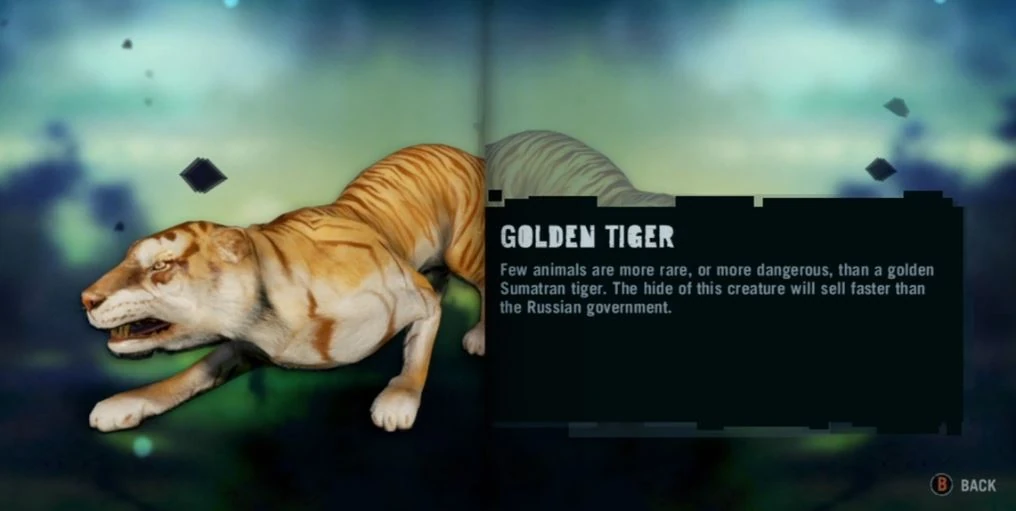 Golden Tiger Leather Far Cry 3 Location