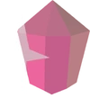 Red topaz detail