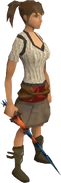 Drygore rapier equipped