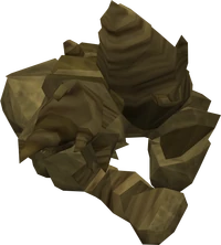 Living rock remains