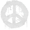 Peace Symbol graffiti