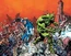 Swamp Thing #17 Animal Man and Swamp Thing #17 Rotworld Spread