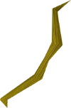 Yew shortbow (u) detail