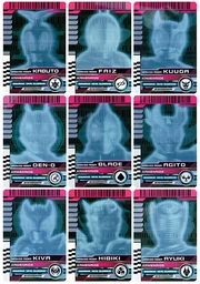 9 Heisei Kamen Ride Card Sealed