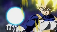 Vegeta haciendo el Big Bang Ataque