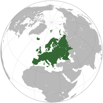 Europe orthographic Caucasus Urals boundary