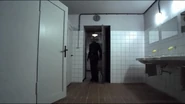 Schenck entering restroom