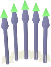 Emerald bolts (e) detail
