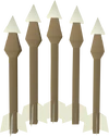 Opal bolts (e) detail