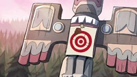 S1e5 pinecone bullseye