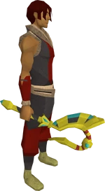 Sceptre of the gods equipped