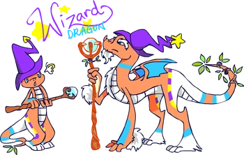 Wizard Dragon Art