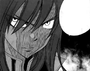Erza's deadly stare