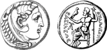 Paeonia Audoleon tetradrachm Avdoleontos Basileus