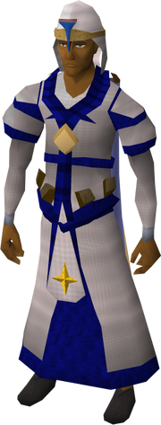 Saradomin vestments equipped