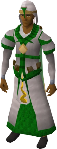 Guthix vestments equipped